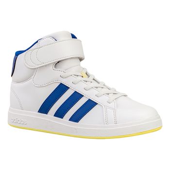 Bota-Branco-e-Azul-Kids-Grand-Court-Mid-|-Adidas-Tamanho--35---Cor--BRANCO-0